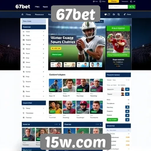 Análise da interface do usuário do site 67bet